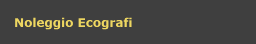 Noleggio Ecografi